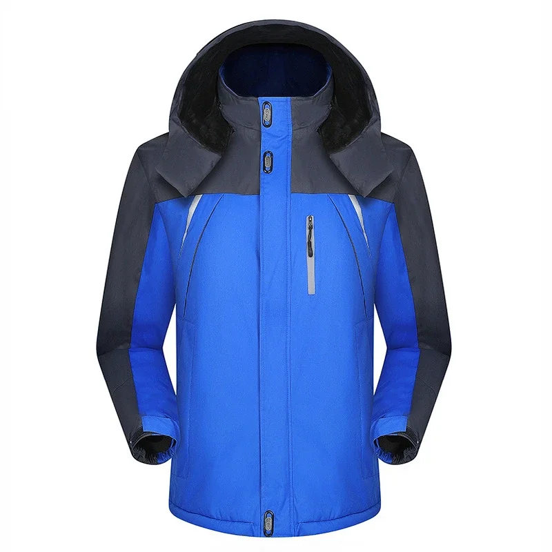 Unisex Winter Windproof Insulated Hooded Coat