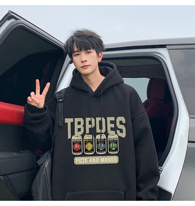 Men's Seasonal Graphic Hoodie Loose 2025 Detail