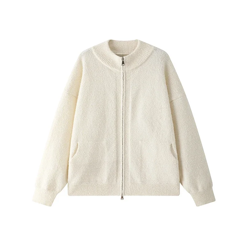 Cleanfit Men's Double Zipper Knit Cardigan