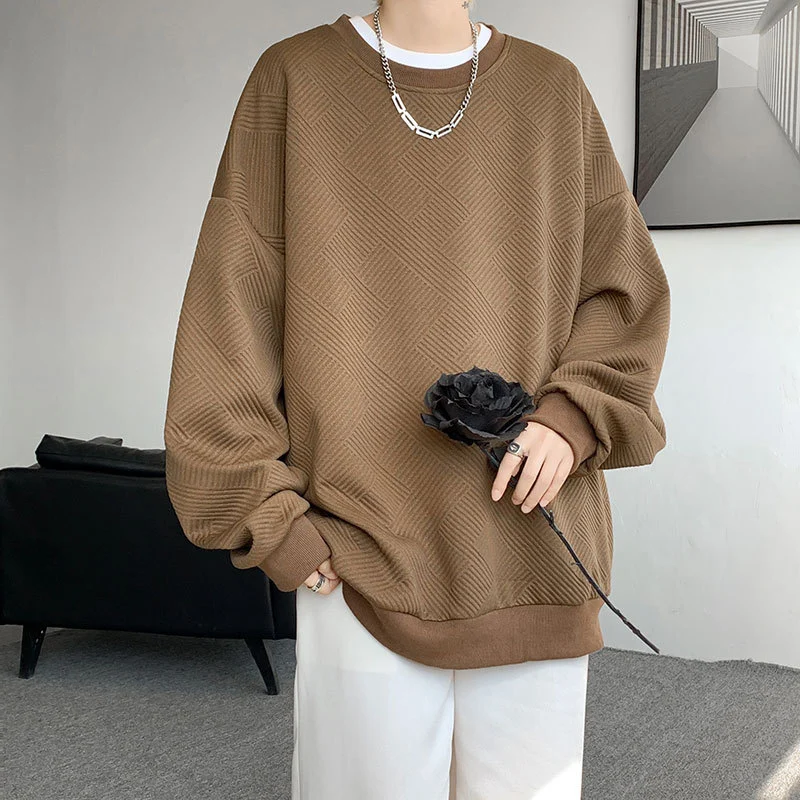 Men's Oversize Jacquard Sweatshirt