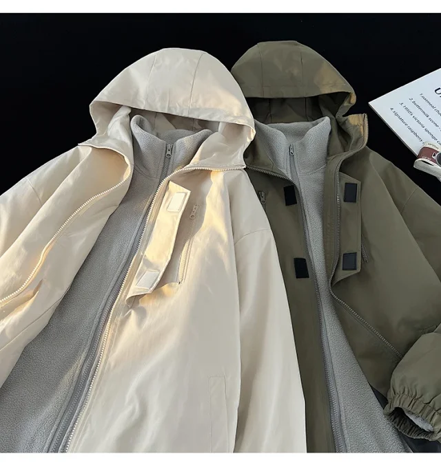 Men's Premium 3-in-1 Waterproof Windproof Jacket Detail