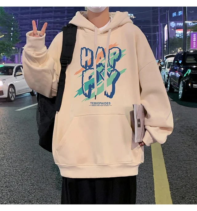 Men's Oversize Cotton Hoodie 2025 Graphic Detail