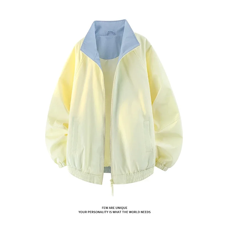 Cleanfit Couple Retro Baseball Jacket