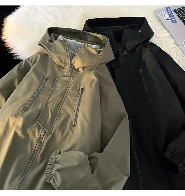 Men's Premium 3-in-1 Waterproof Windproof Jacket Detail