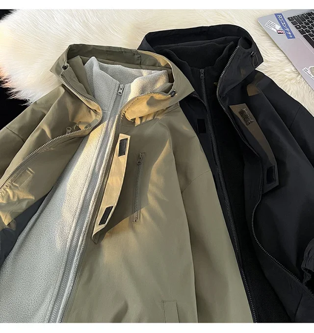 Men's Premium 3-in-1 Waterproof Windproof Jacket Detail