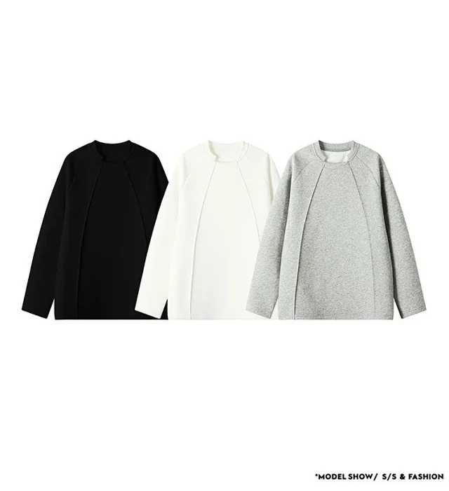 Men's Trendy Long-sleeve T-shirt Detail
