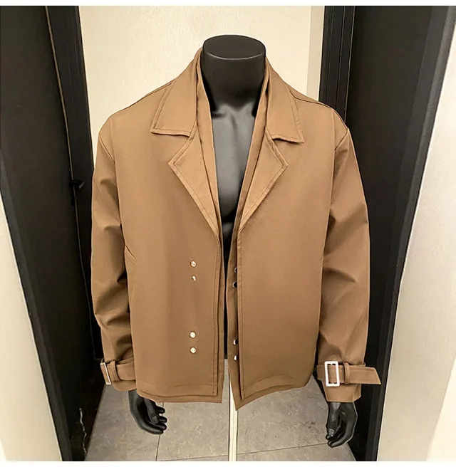 Men's Autumn Premium Mock Blazer Detail