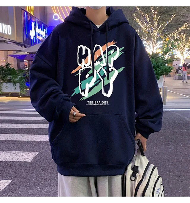 Men's Oversize Cotton Hoodie 2025 Graphic Detail