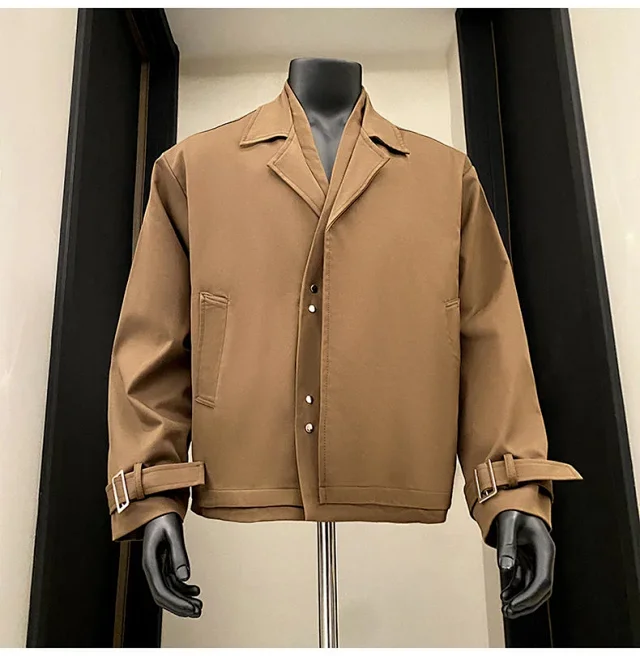 Men's Autumn Premium Mock Blazer Detail