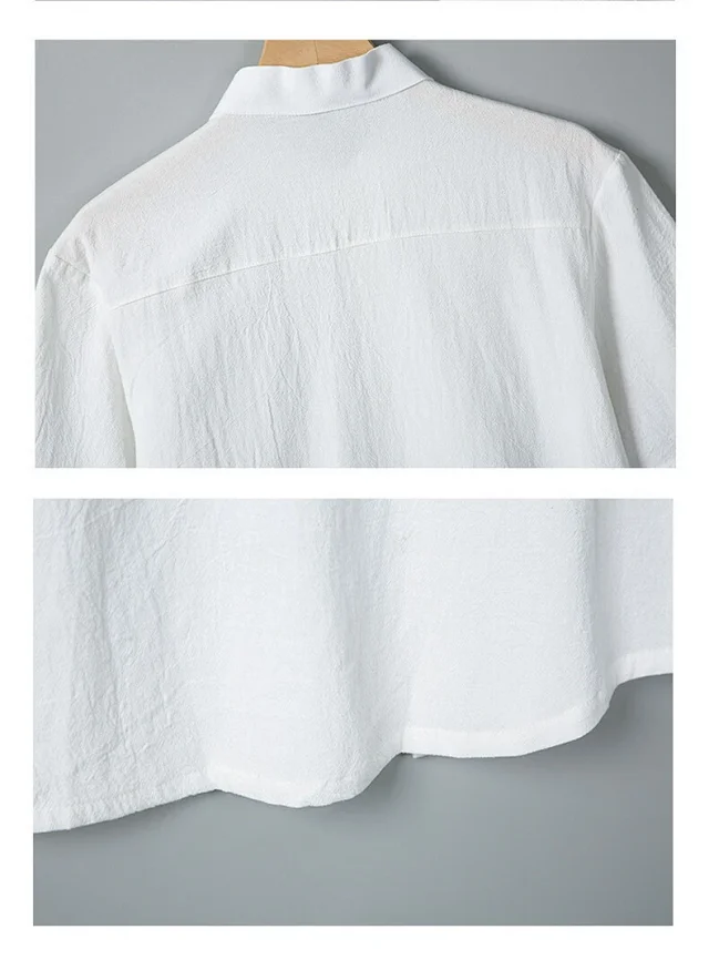 Men's Lightweight Summer Short-Sleeve Shirt Detail