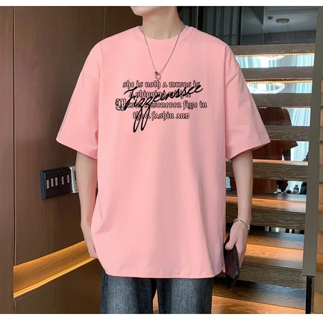 2025 Men's Summer Oversize Tee Detail