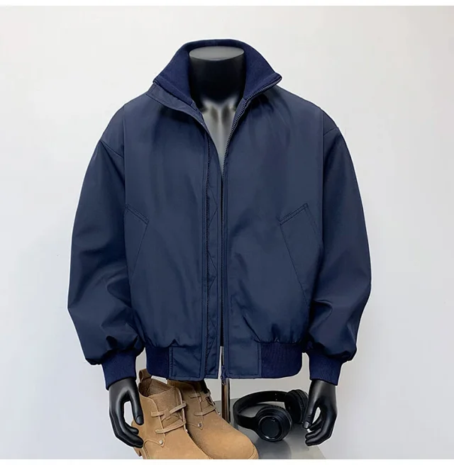Men's Vintage American Oversized Bomber Jacket Detail