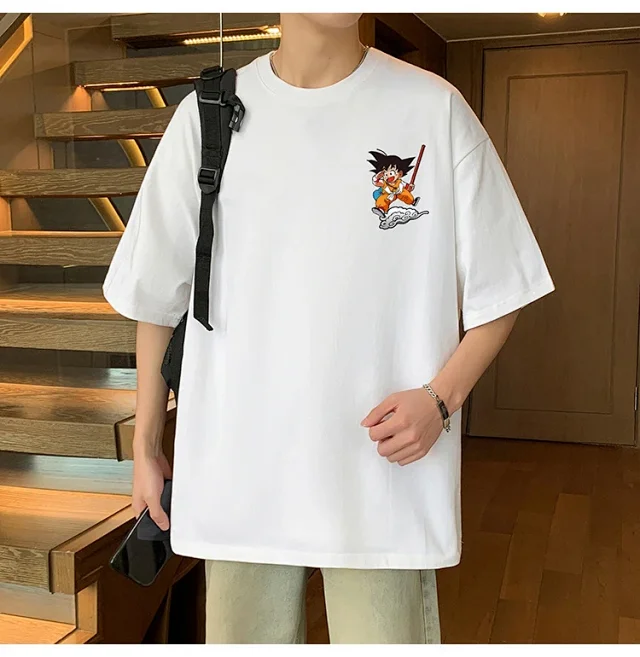 2025 Men's Cartoon Wukong Summer Tee Detail