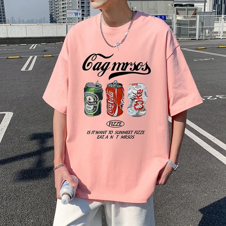 Men's Loose Cotton Tees