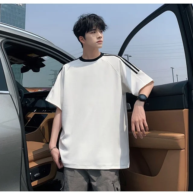 Men's Oversized Breathable Tee HK 2025 Detail
