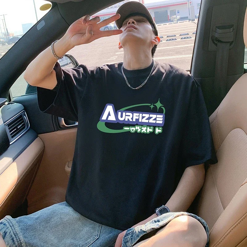 Men's Lightweight Cotton Oversized Short-Sleeve Tee