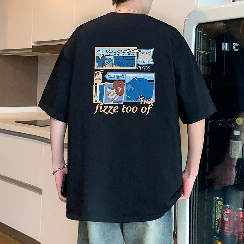 Men's Heavyweight Cotton T-Shirt Plus Size
