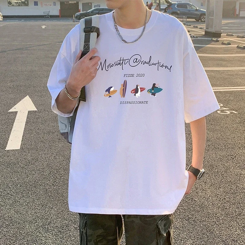 Men's Summer Trendy Oversized Cotton Tee