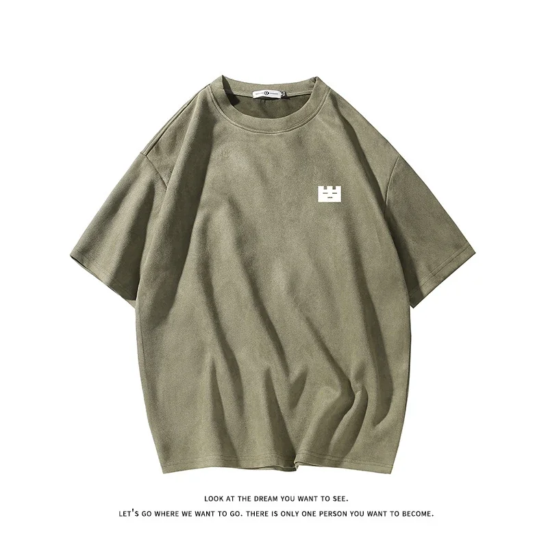 Men's Heavyweight Cotton Sturdy Short-Sleeve Tee