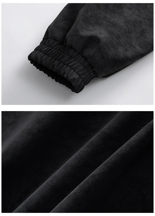 2025 Spring Men's PU Leather Jacket Detail