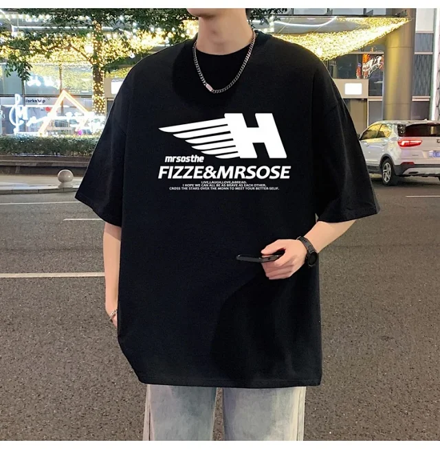 Men's Heavyweight Cotton Relaxed Short-Sleeve Tee Detail