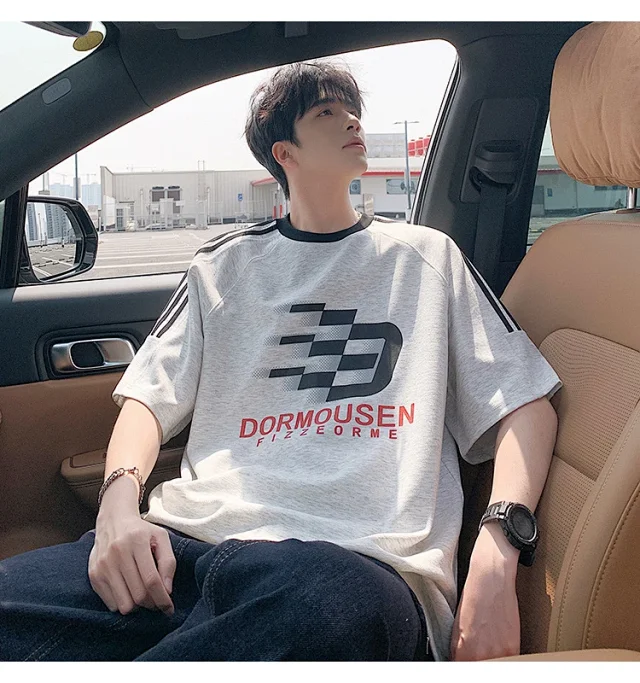 Men's Summer 2025 Street Casual T-Shirt Detail