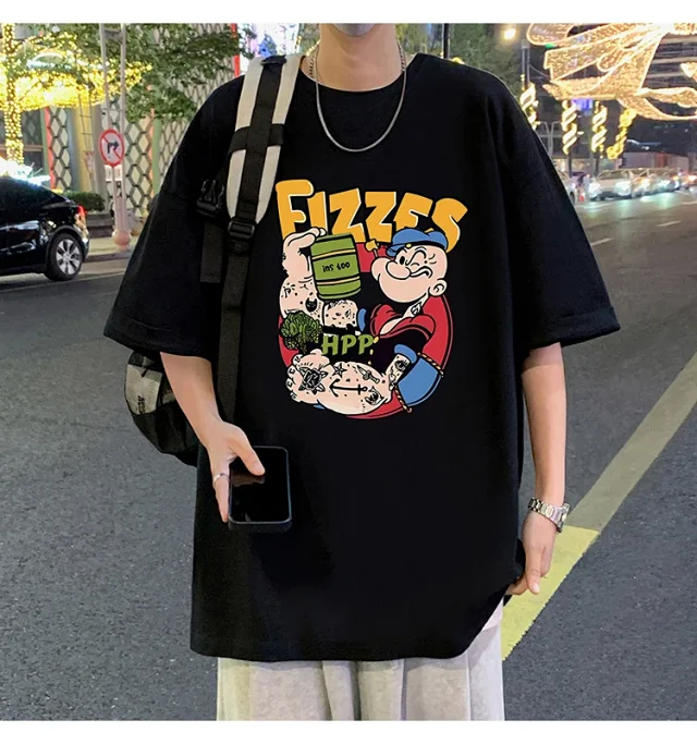 2025 Summer Men's Heavyweight Cotton T-Shirt Detail