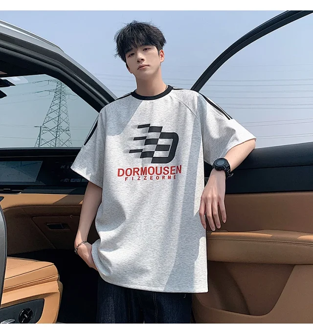 Men's Summer 2025 Street Casual T-Shirt Detail