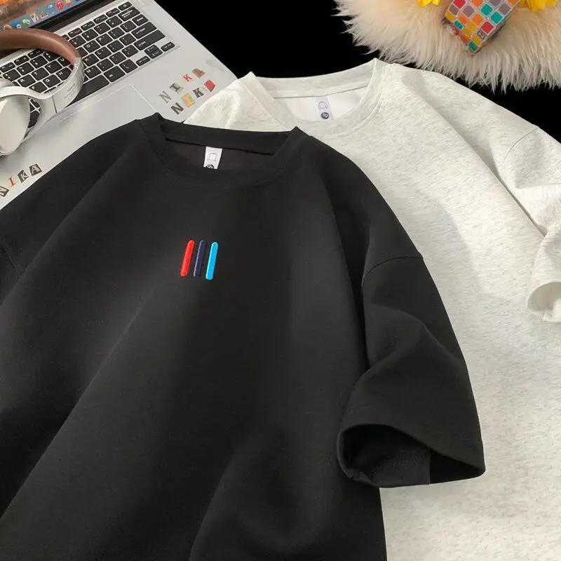 Summer 2025 Men's Heavyweight Embroidered Tee