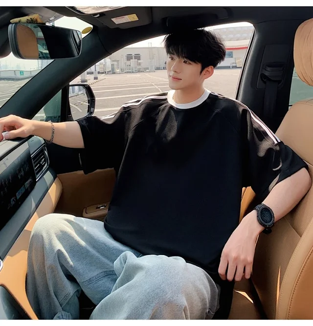 Men's Oversized Breathable Tee HK 2025 Detail