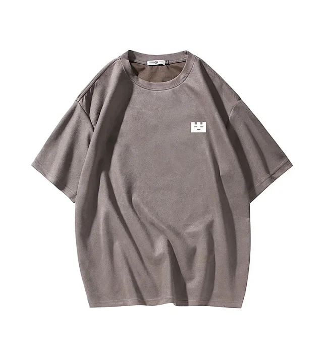 Men's Heavyweight Cotton Sturdy Short-Sleeve Tee Detail