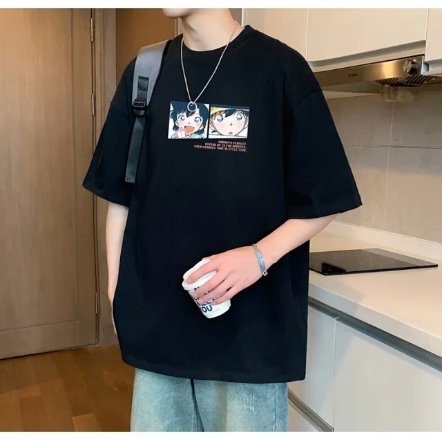 Men's Oversized Graphic Tee Summer 2025 Detail