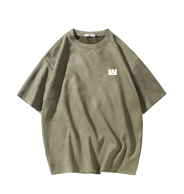 Men's Heavyweight Cotton Sturdy Short-Sleeve Tee Detail