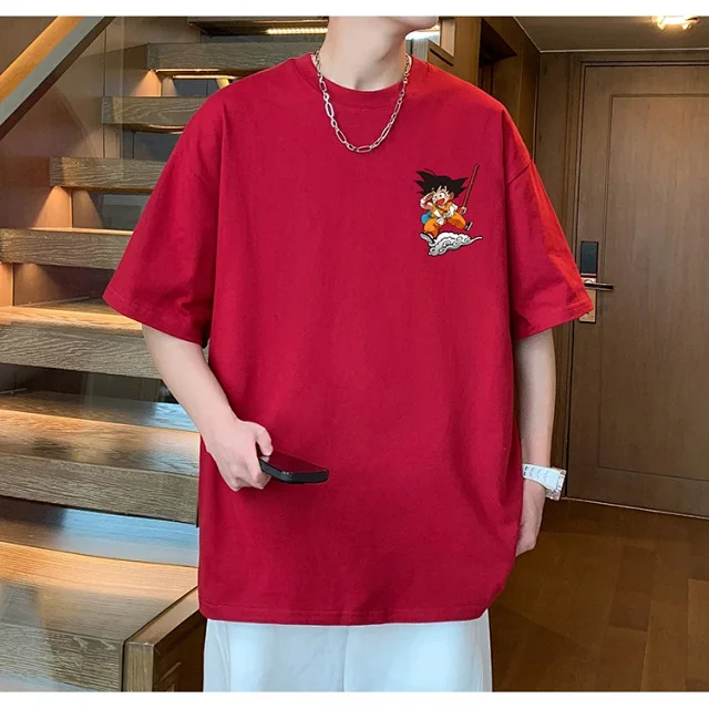 2025 Men's Cartoon Wukong Summer Tee Detail