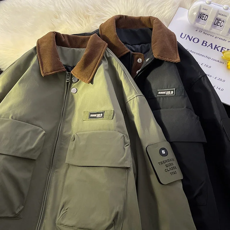 Winter Unisex Retro Japanese Workwear Jacket
