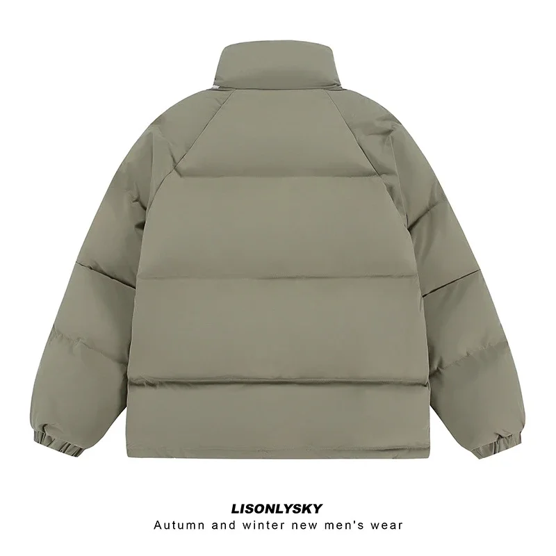 Youth Winter Waterproof Striped Puffer Jacket