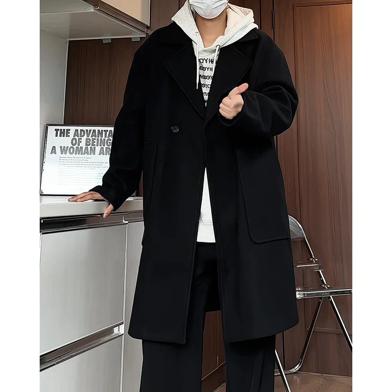 2025 A/W Men's Double-Breasted Wool Coat