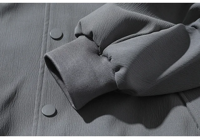 Youth Vintage Casual Bomber Jacket Detail