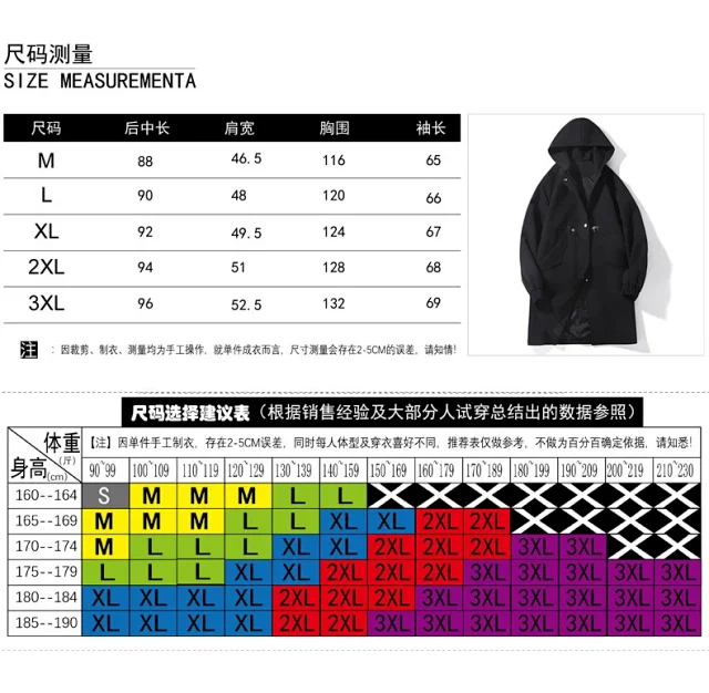AW24 Men's Japanese Fleece-Lined Hooded Trench Detail