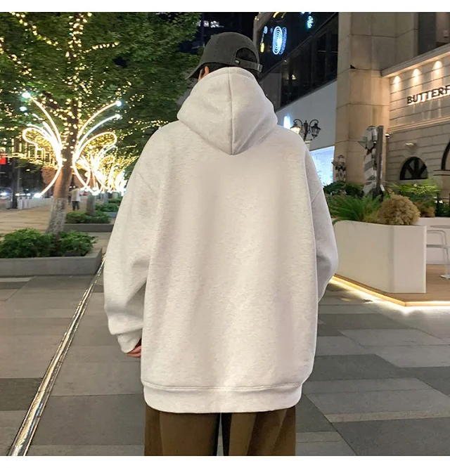 Men's Cotton Loose Hoodie (Autumn/Winter New) Detail