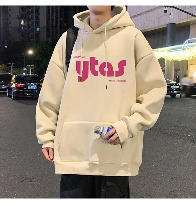 Men's Cotton Loose Hoodie (Autumn/Winter New) Detail