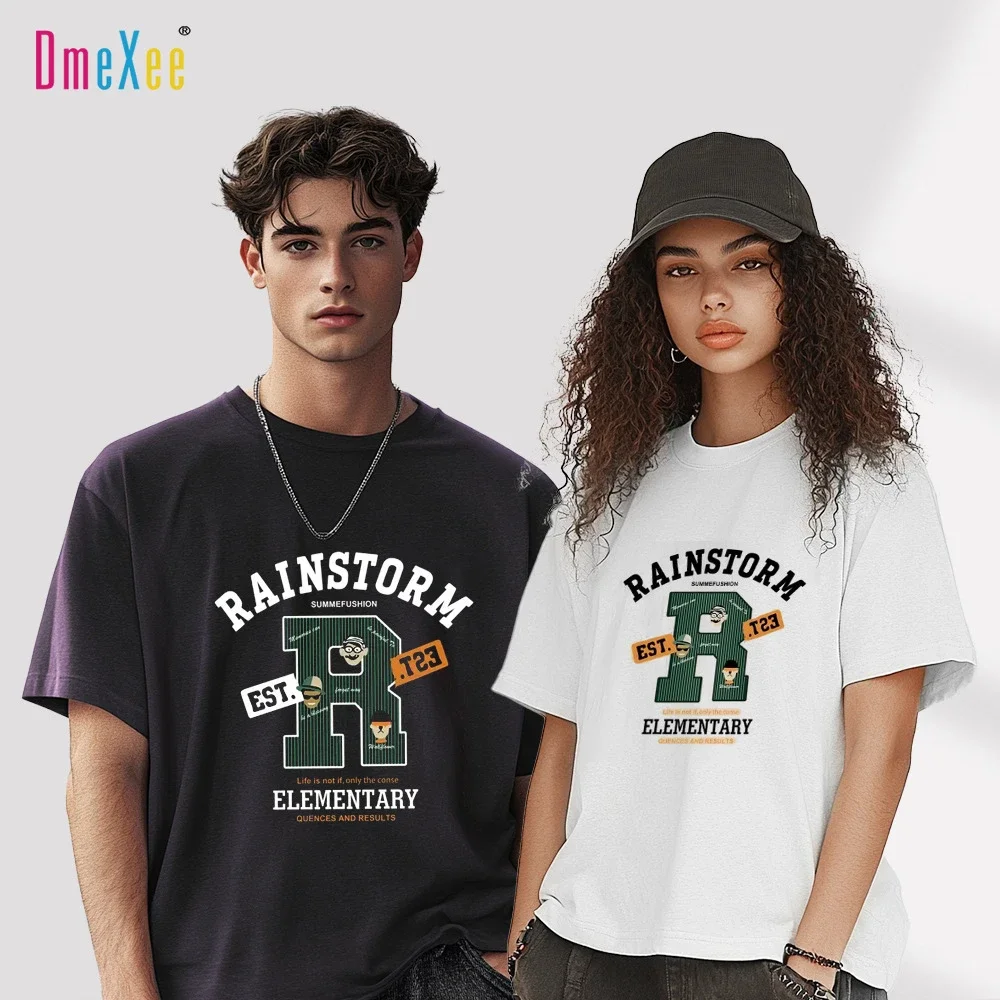 Unisex Summer Oversized Print Tee
