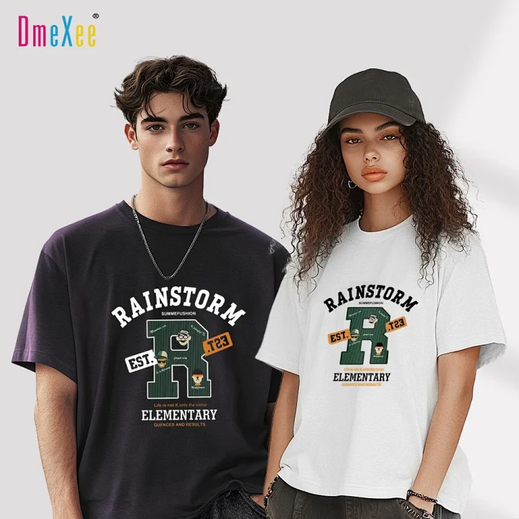 Unisex Summer Oversized Print Tee