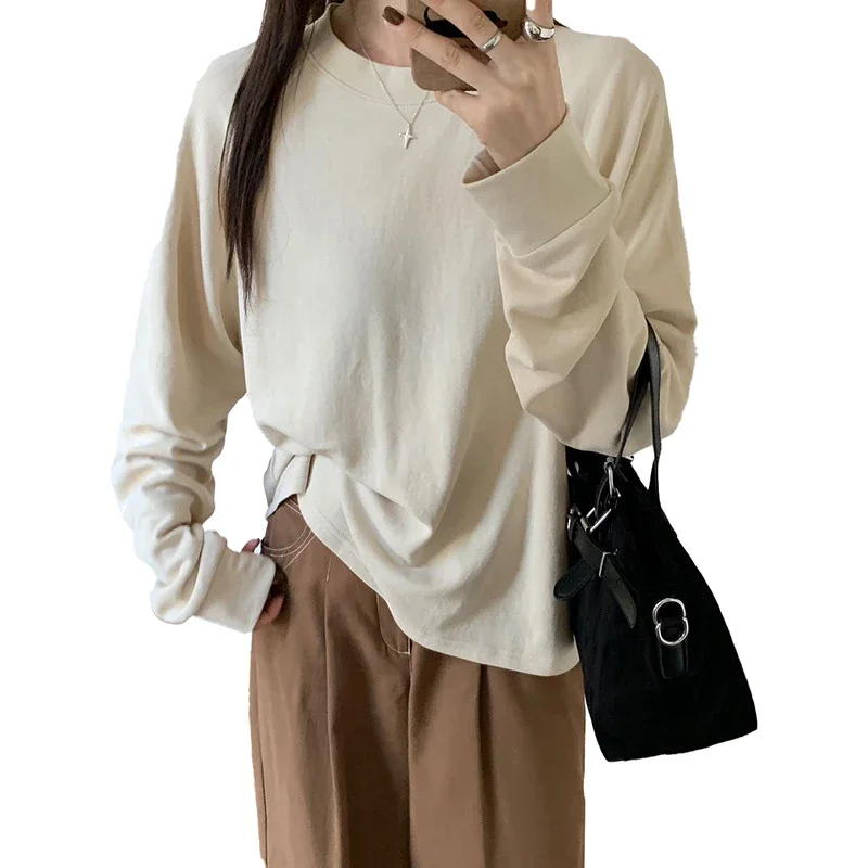 Women's Casual Solid Raglan Tee