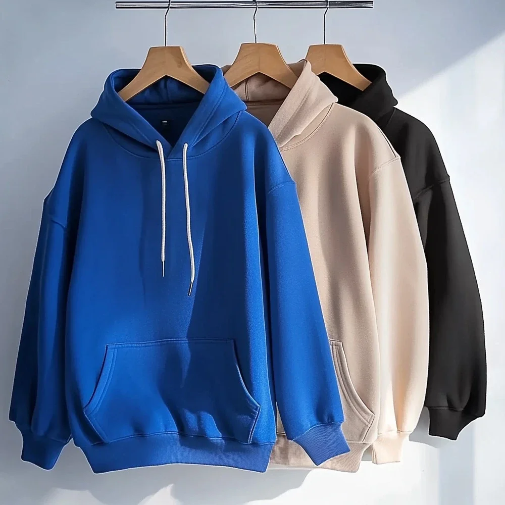 2025 Korean Style Men's Cotton Hoodie