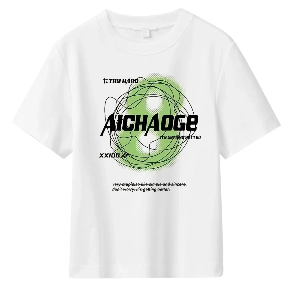 2025 Summer Streetwear Oversize Graphic Tee