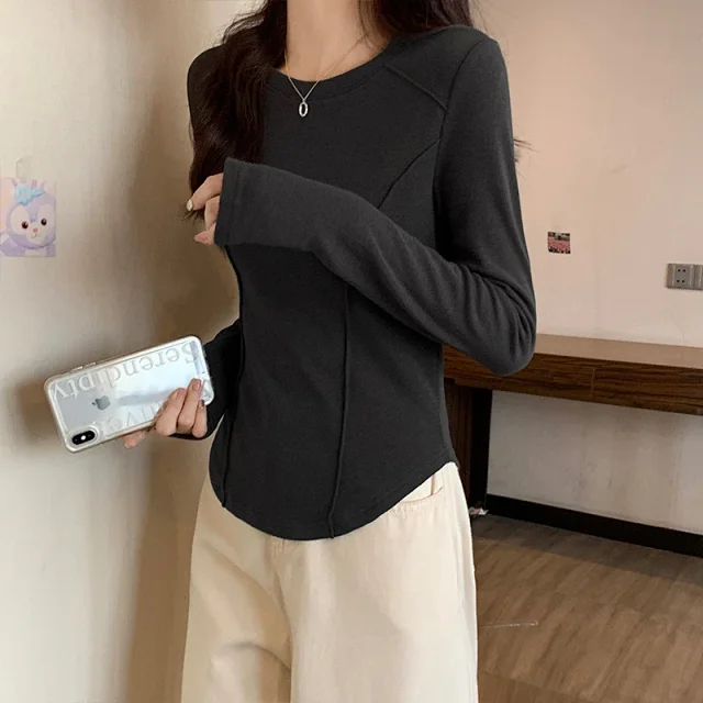 2025 Autumn Slim Fit Fishbone Top Detail