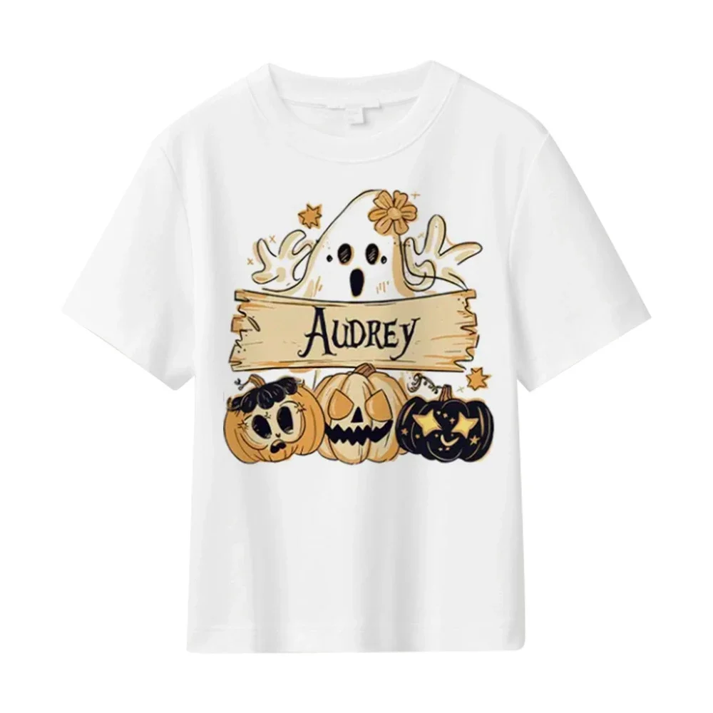 Men's 2025 Summer Halloween Pumpkin Tee