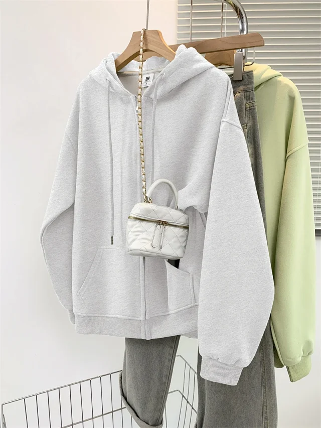 AW25 Multi-Color Vintage Ladies Hoodie Trendy Detail