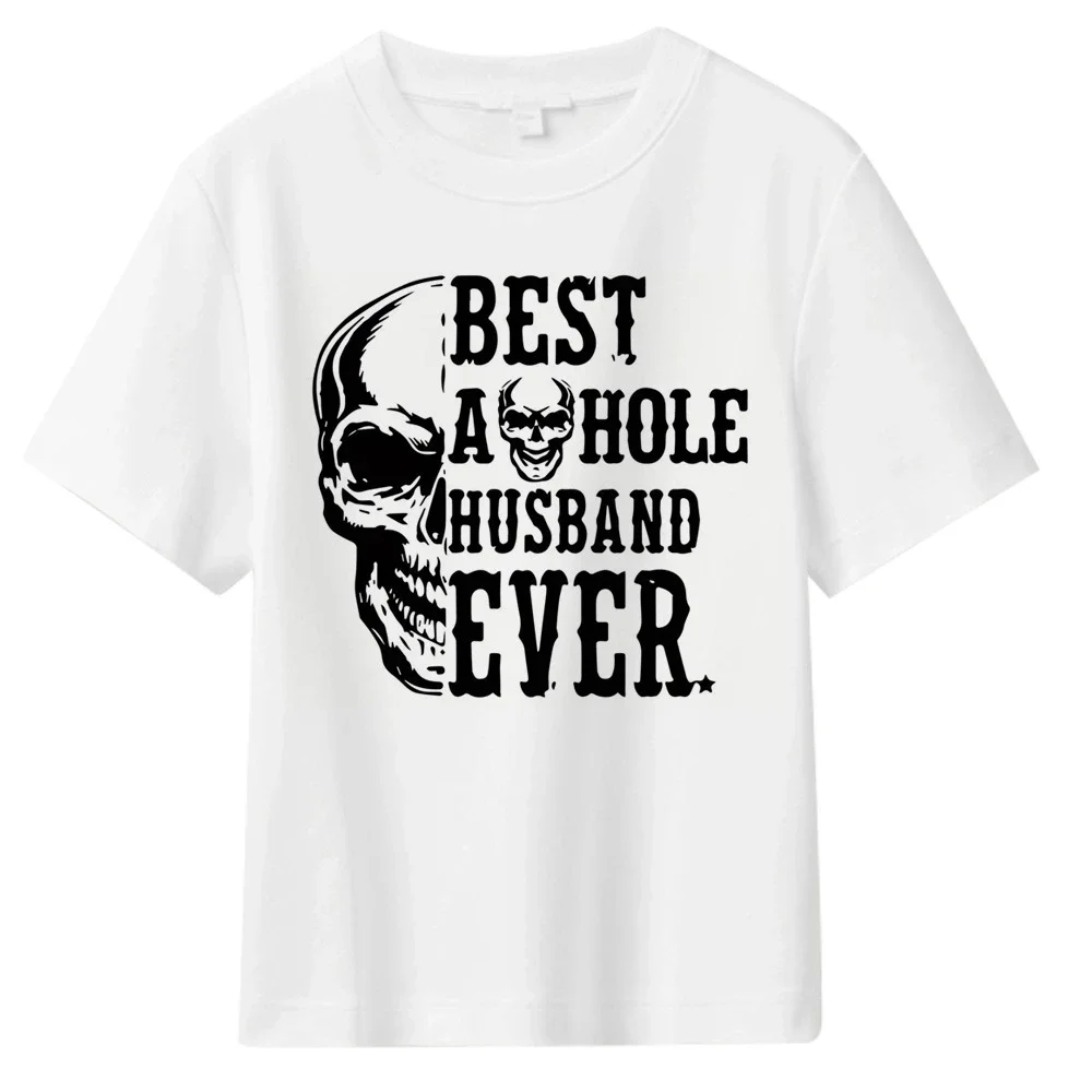 Men's Street Summer Skull Print Tee